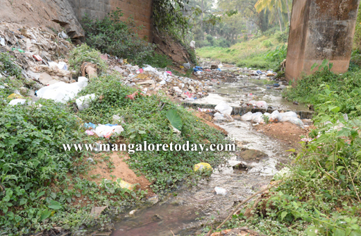 polluted water of thumbay dam